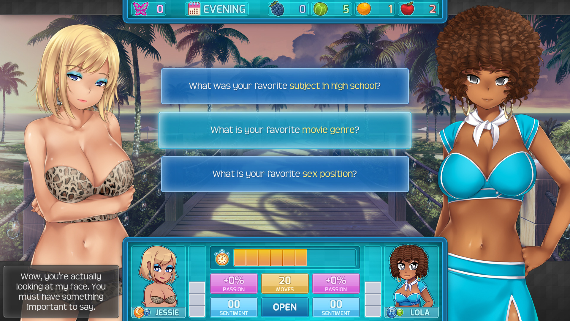 Скриншот из игры HuniePop 2: Double Date - 5