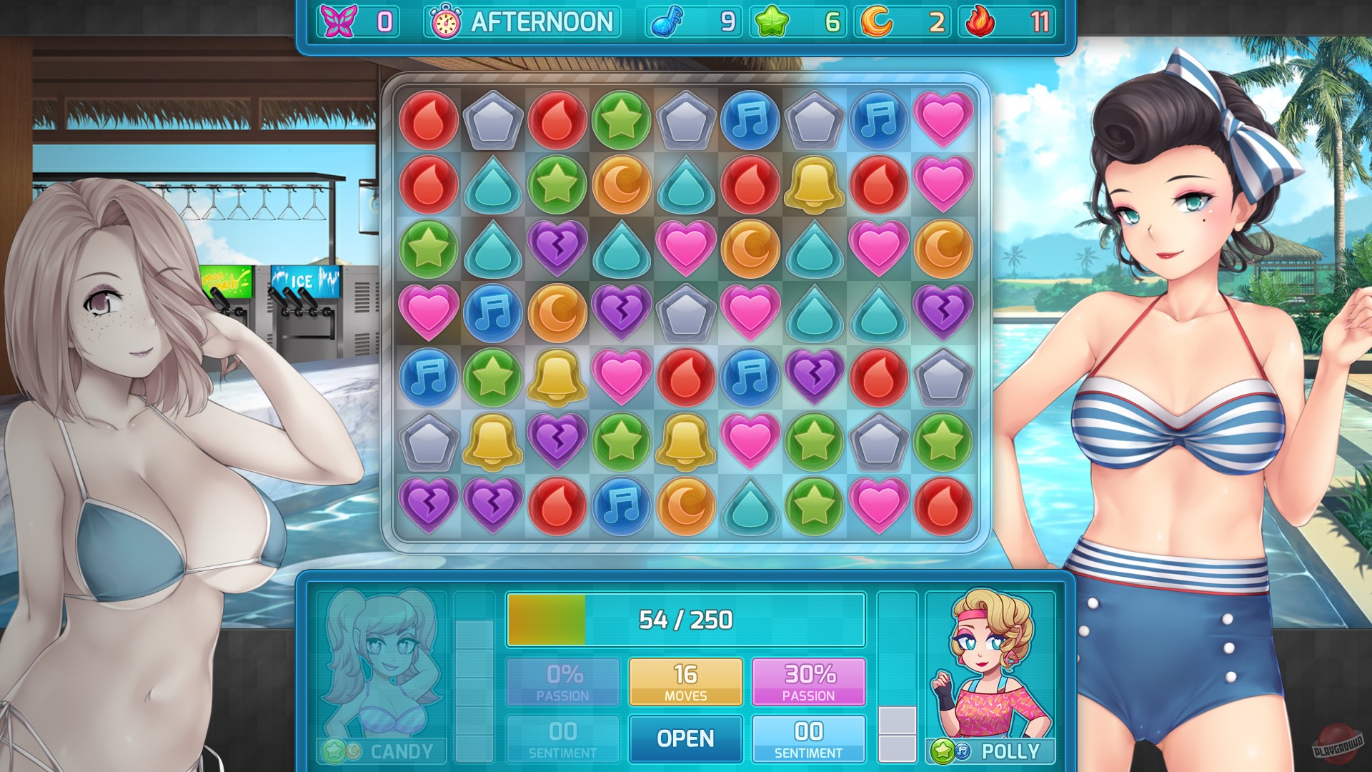 Скриншот из игры HuniePop 2: Double Date - 17