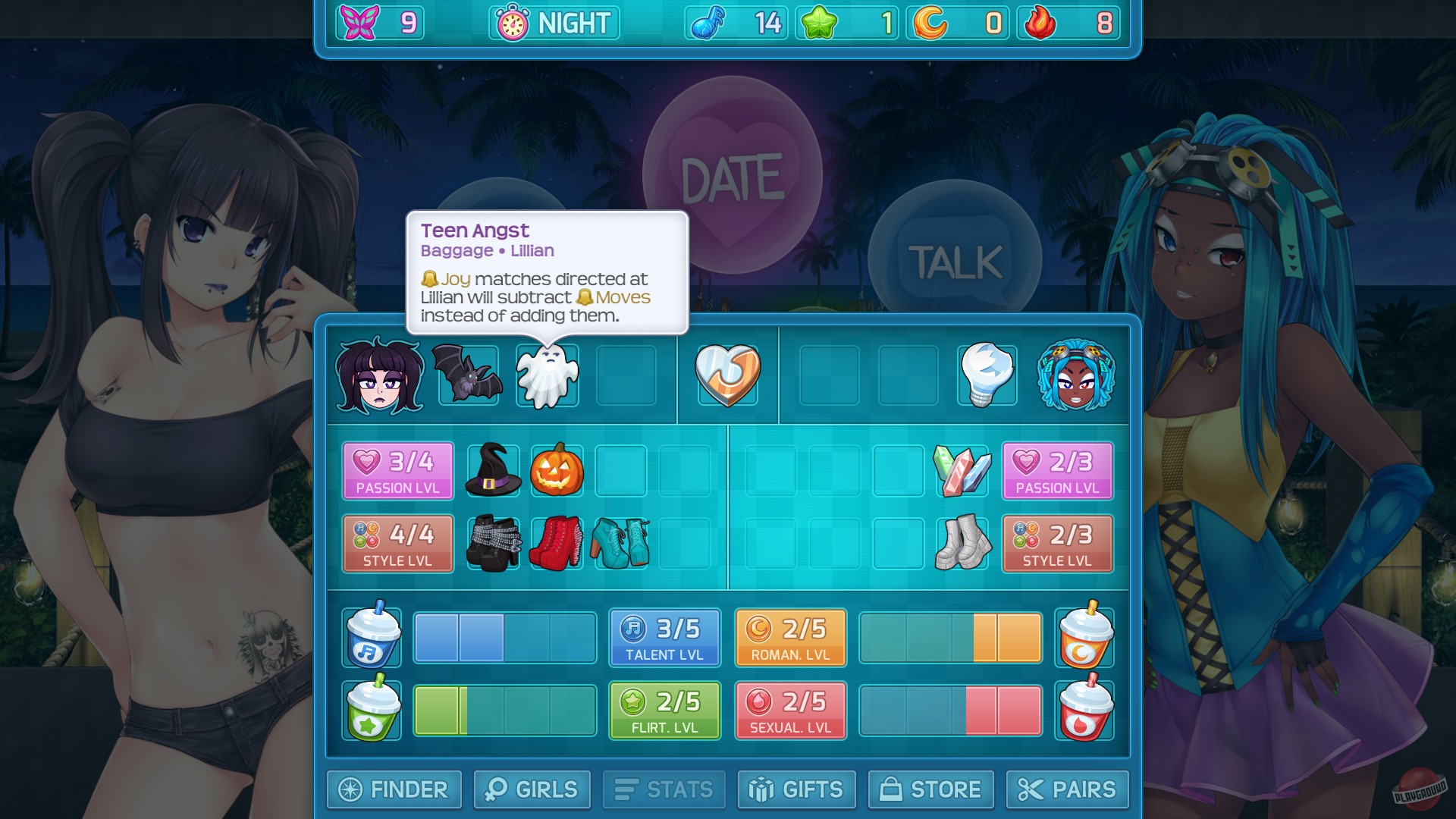 Скриншот из игры HuniePop 2: Double Date - 9