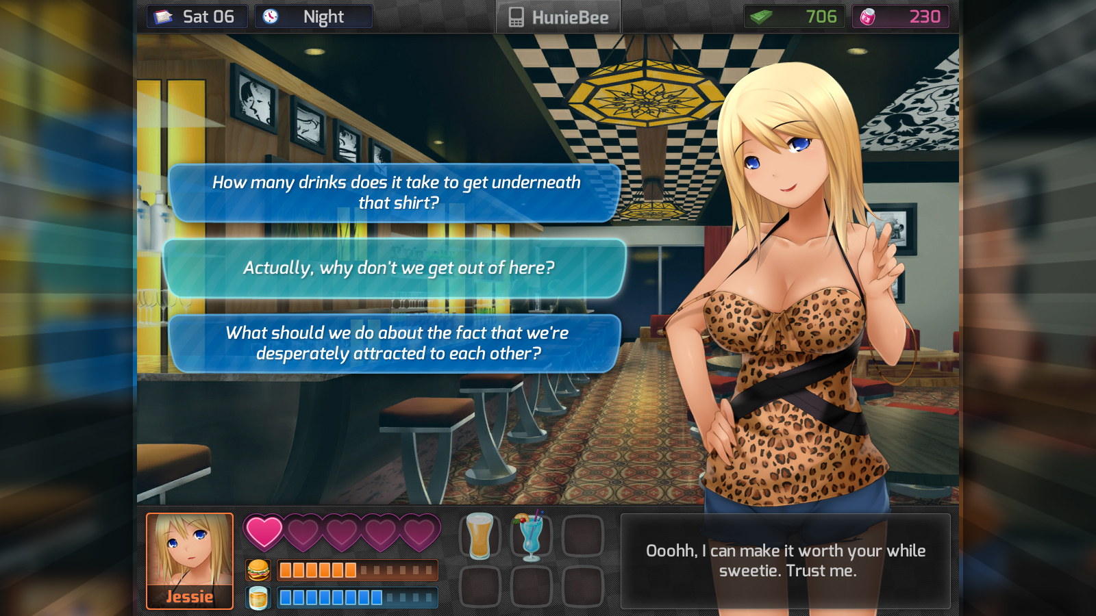 Скриншот из игры HuniePop - 17