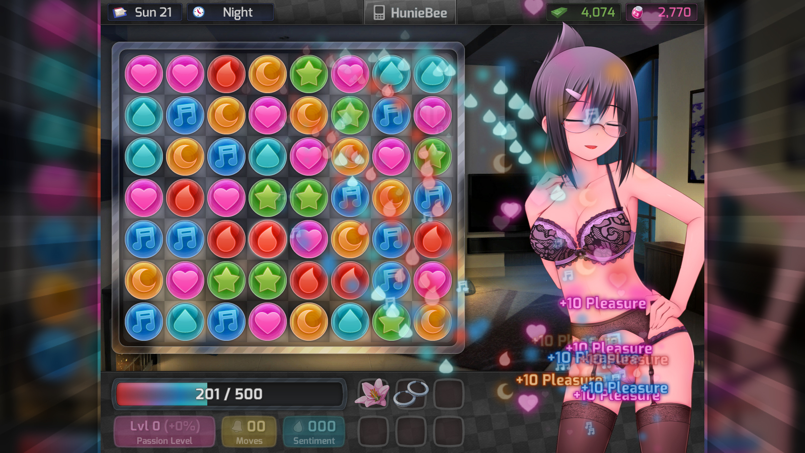 Скриншот из игры HuniePop - 37