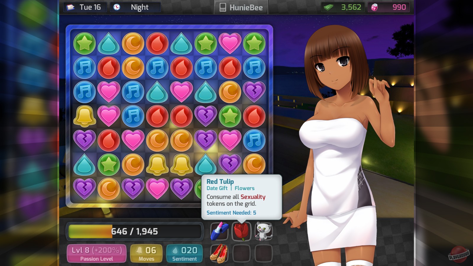 Скриншот из игры HuniePop - 27
