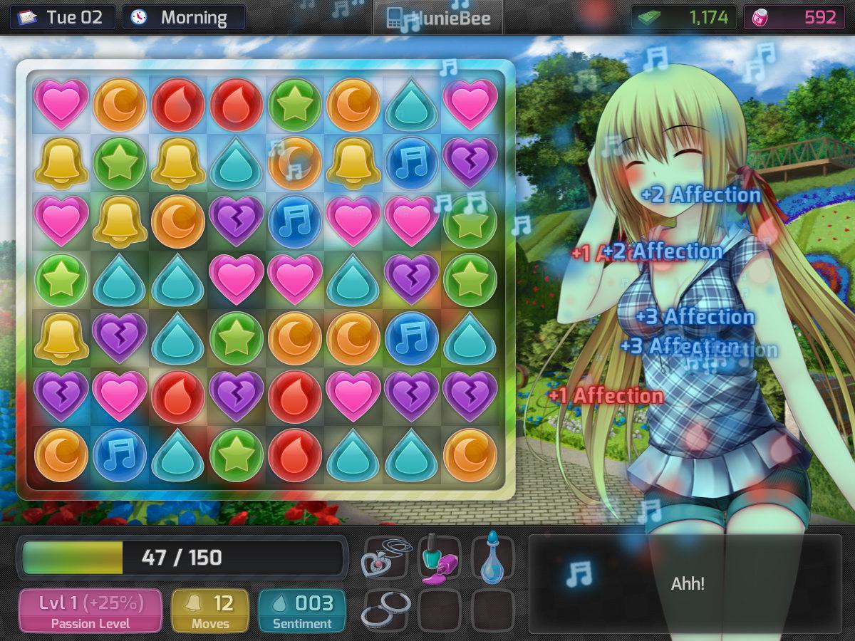 Скриншот из игры HuniePop - 16