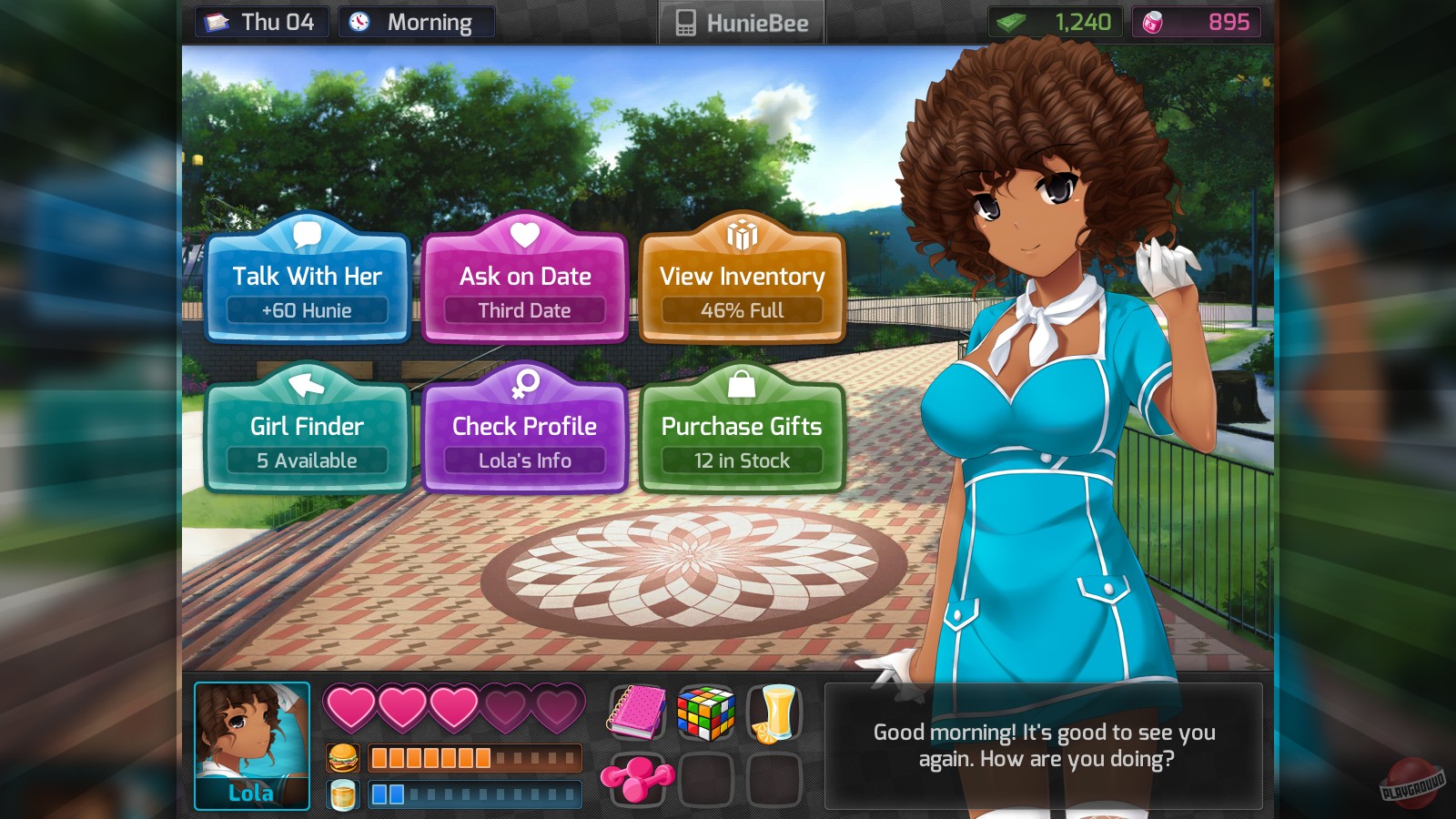 Скриншот из игры HuniePop - 38