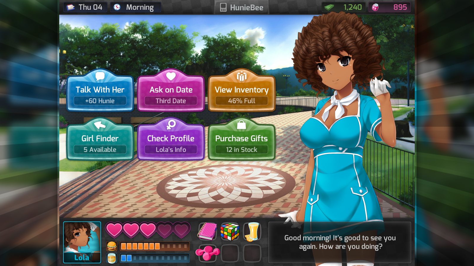Скриншот из игры HuniePop - 21
