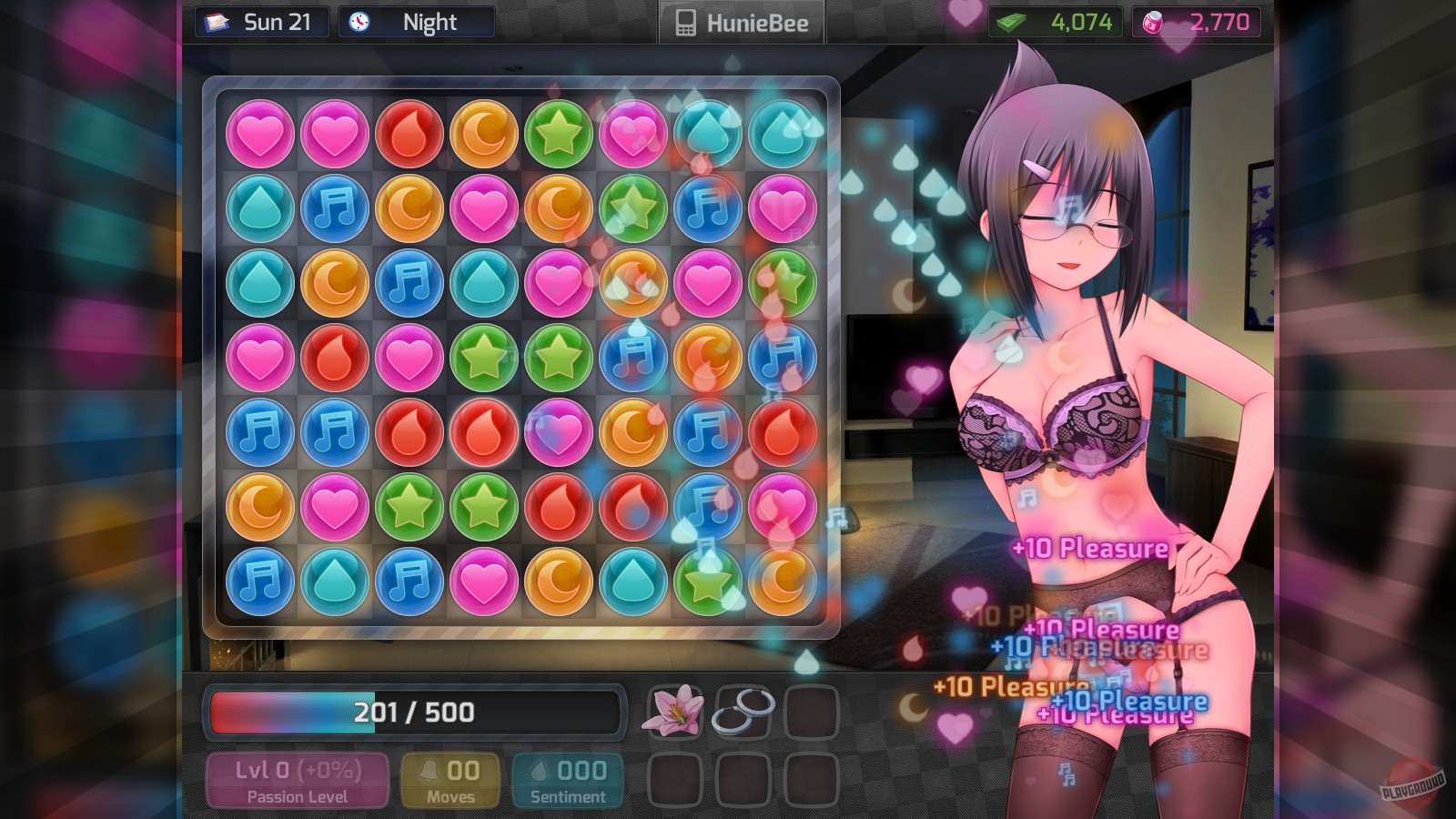 Скриншот из игры HuniePop - 35