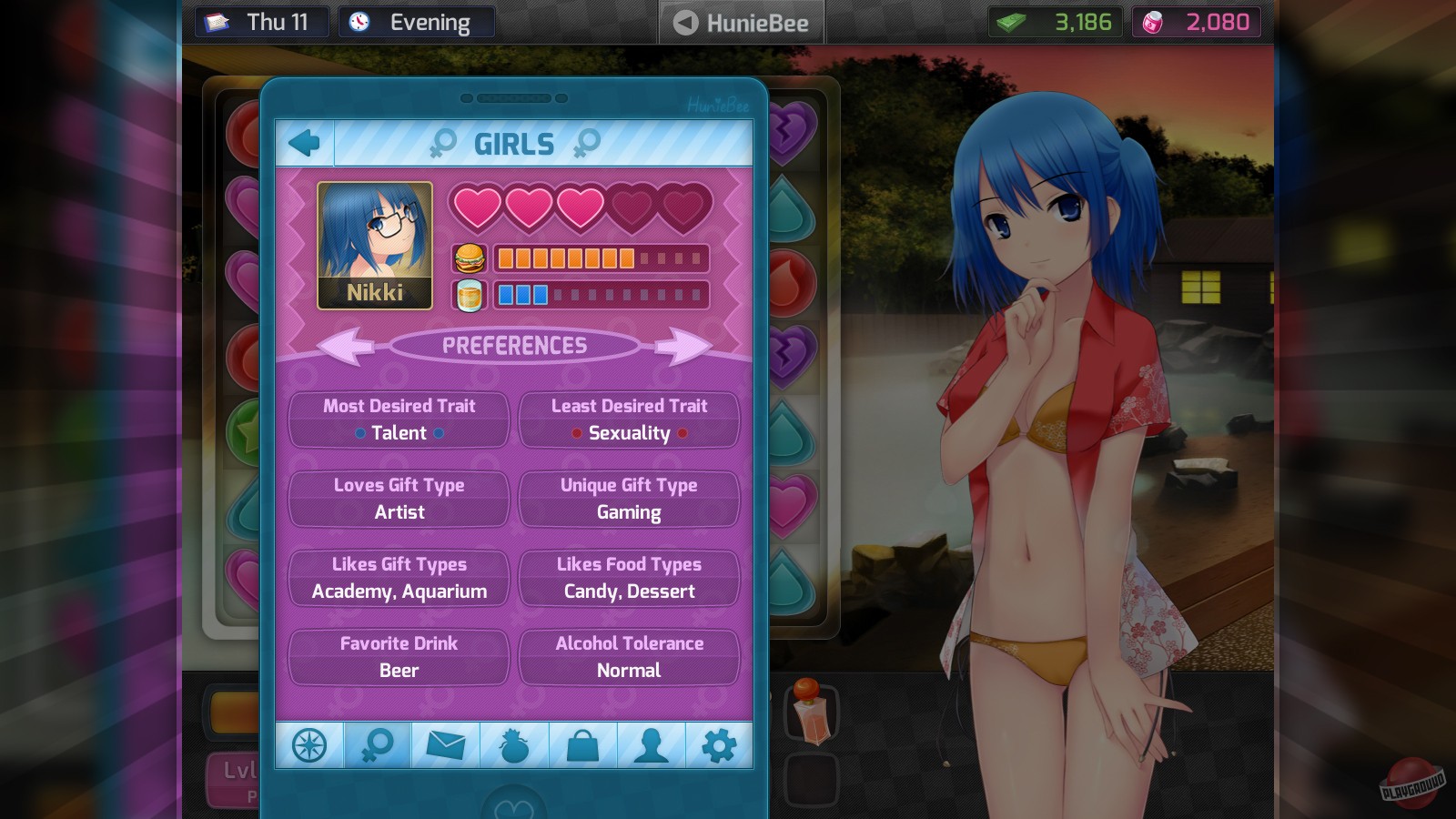 Скриншот из игры HuniePop - 12
