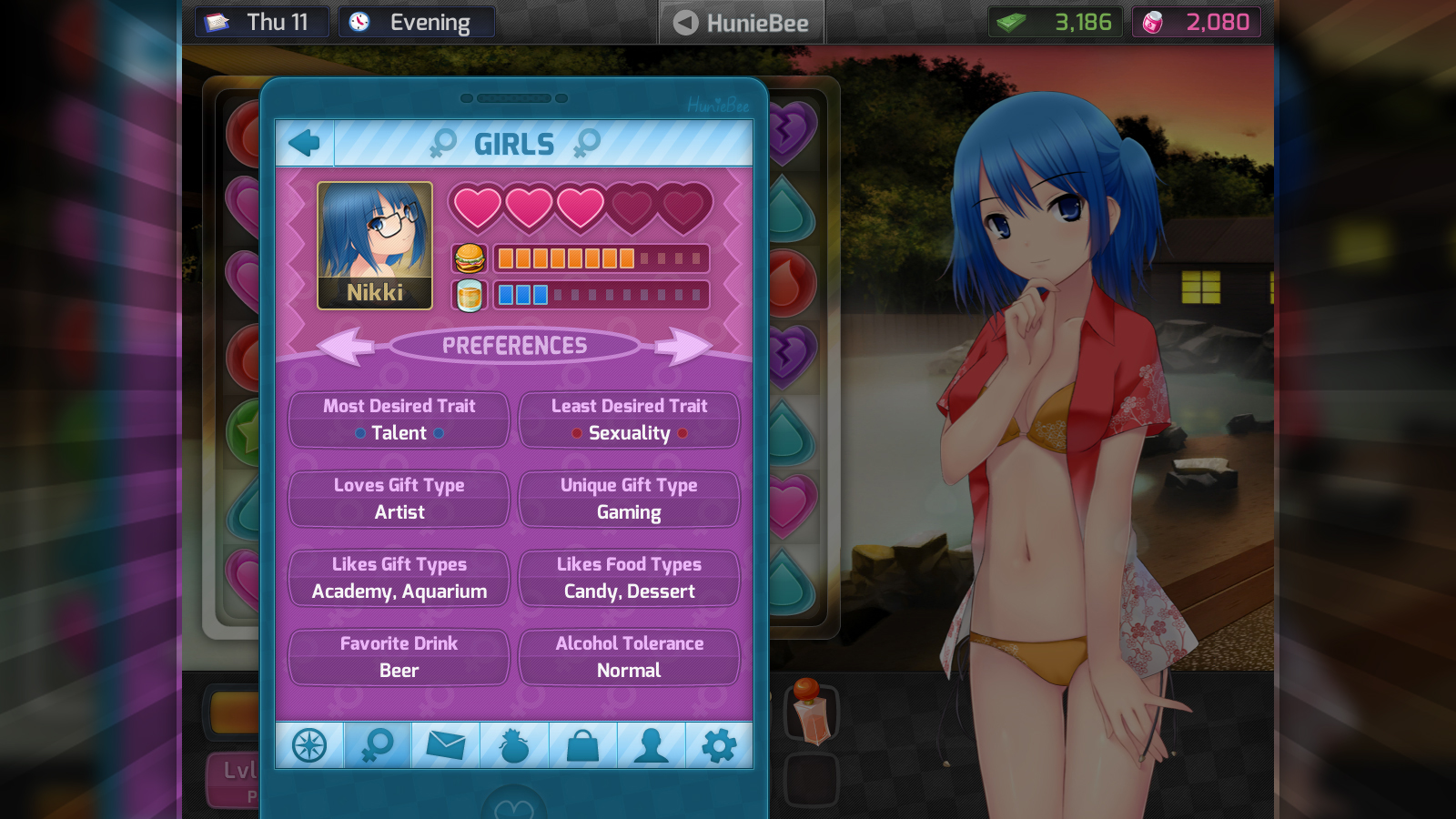 Скриншот из игры HuniePop - 19
