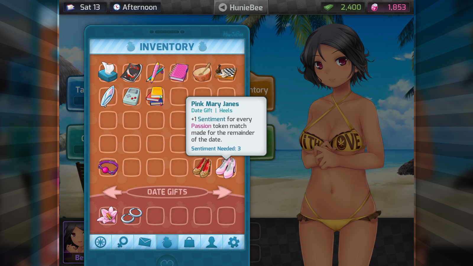 Скриншот из игры HuniePop - 28