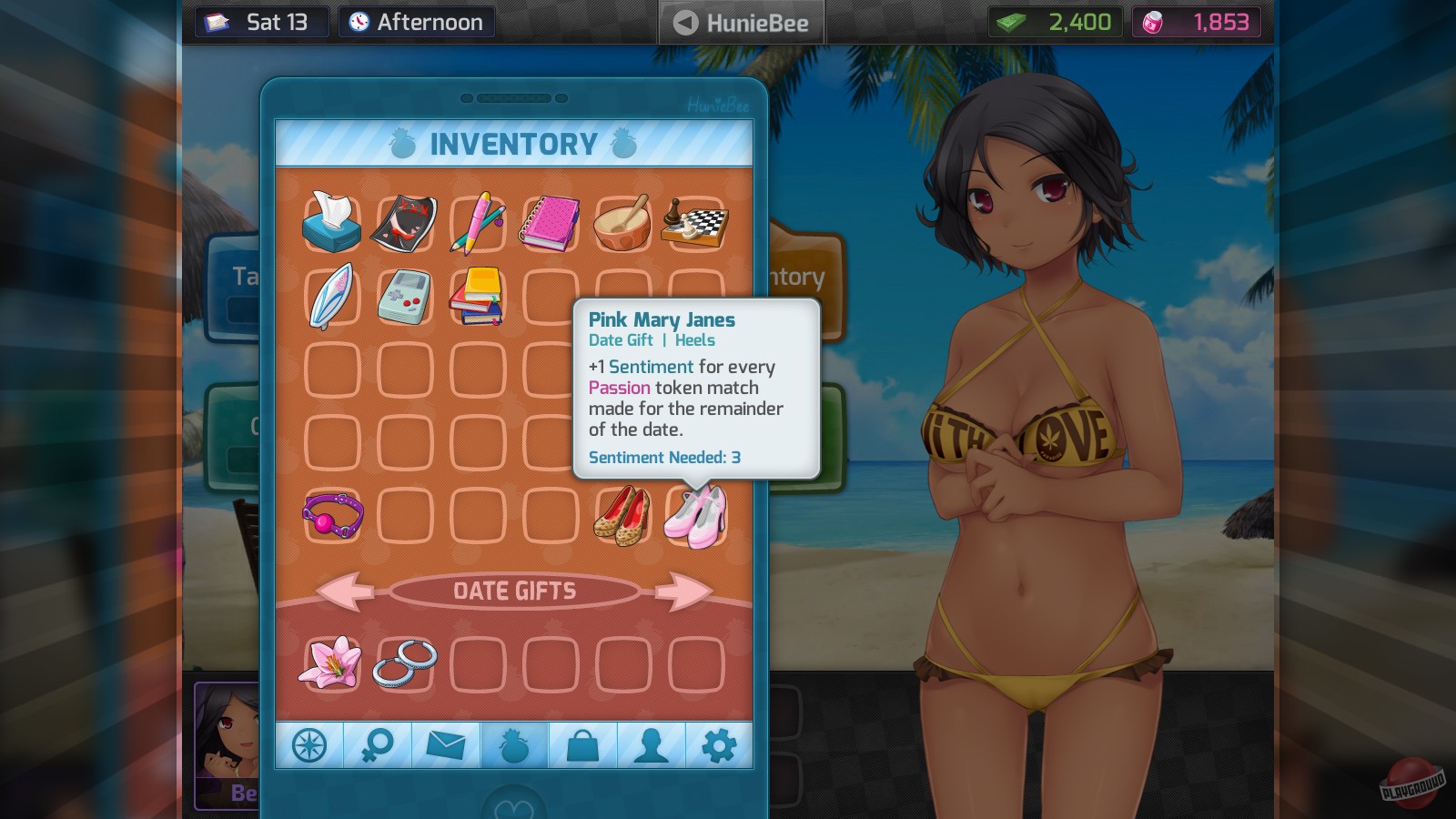 Скриншот из игры HuniePop - 18