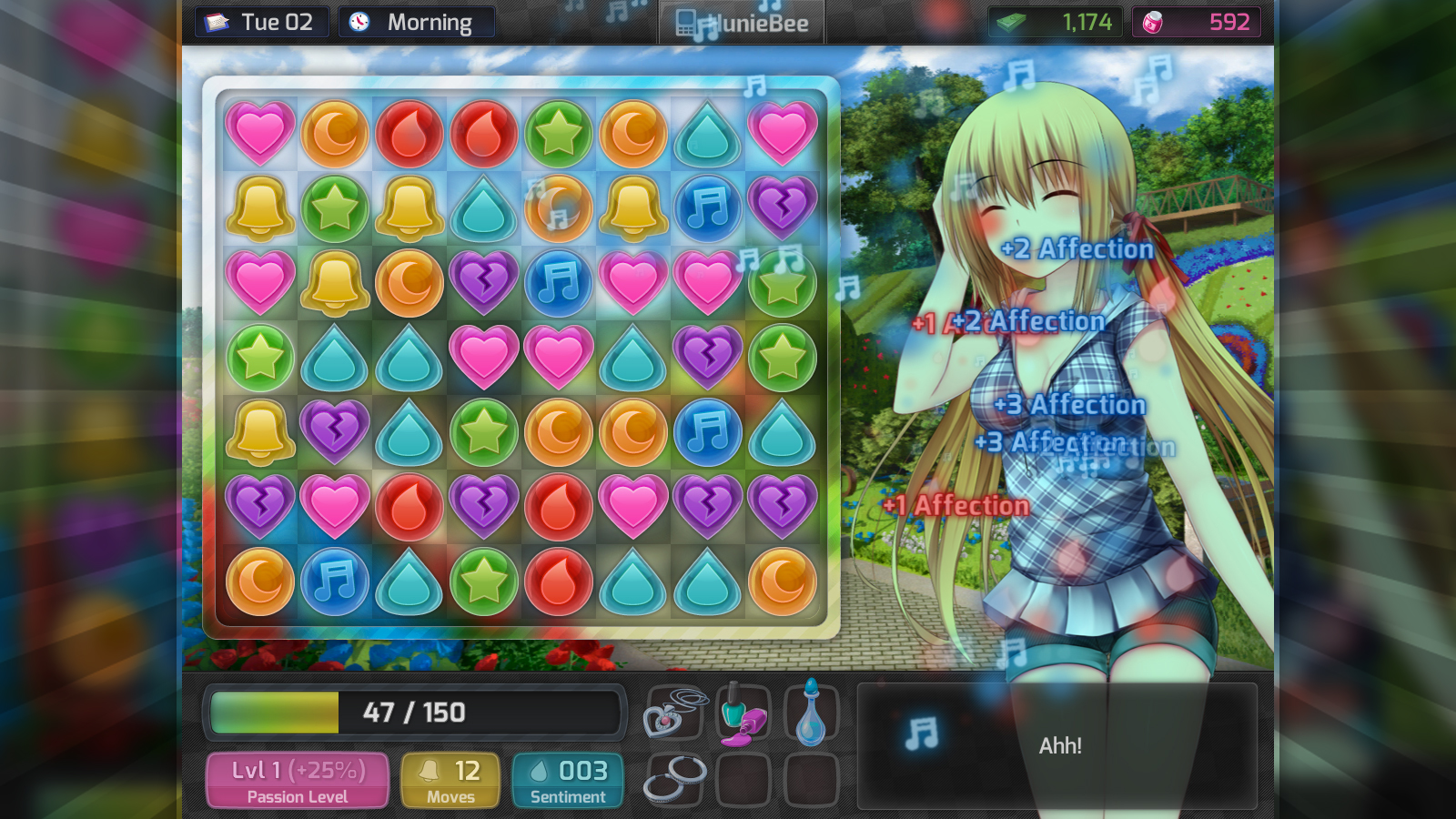 Скриншот из игры HuniePop - 39