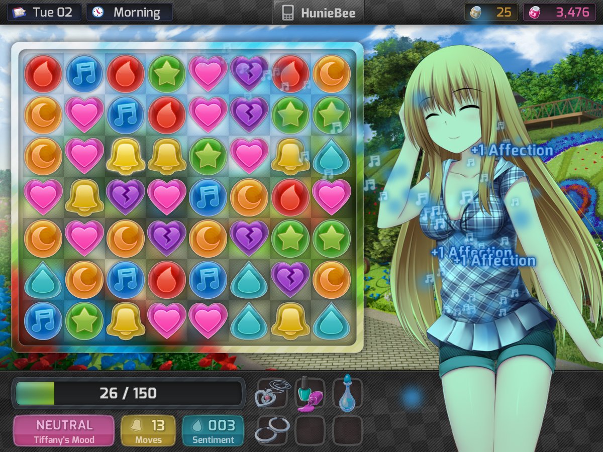 Скриншот из игры HuniePop - 11