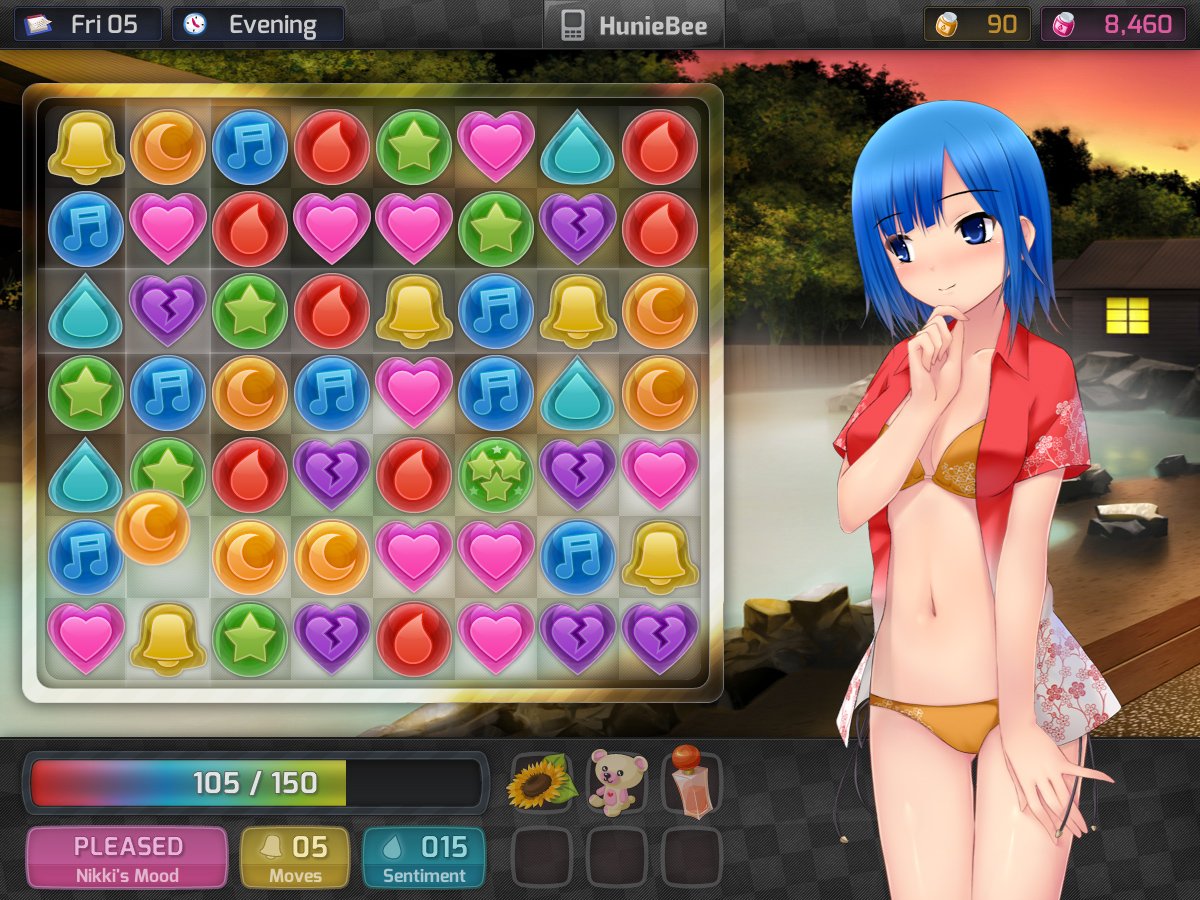 Скриншот из игры HuniePop - 3
