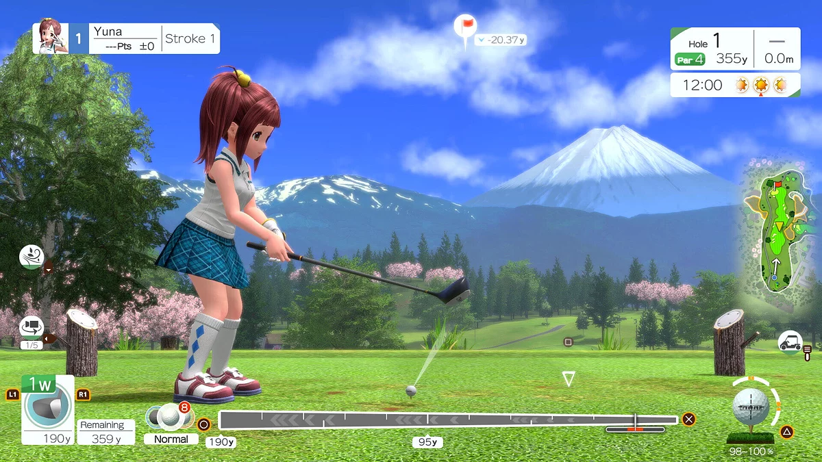 Скриншот из игры Everybody's Golf Hot Shots - 17