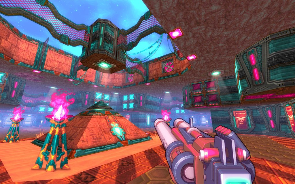 Скриншот из игры RetroBlazer - 2