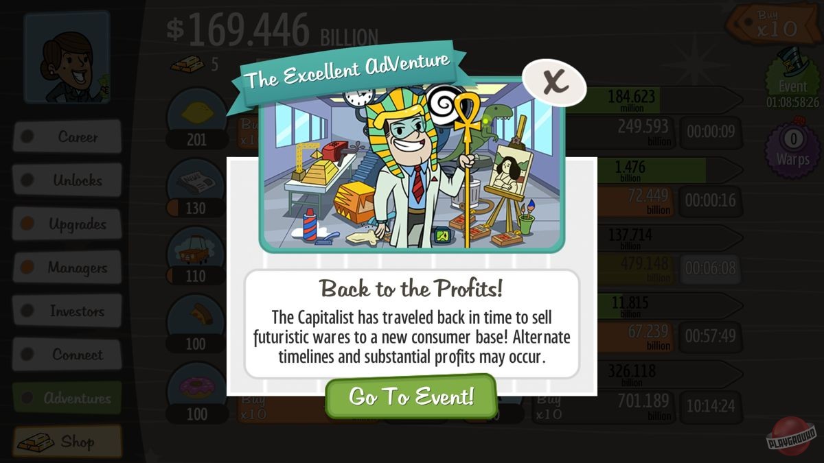 Скриншот из игры AdVenture Capitalist - 26