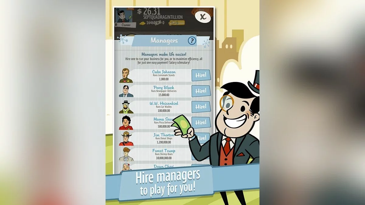 Скриншот из игры AdVenture Capitalist - 34