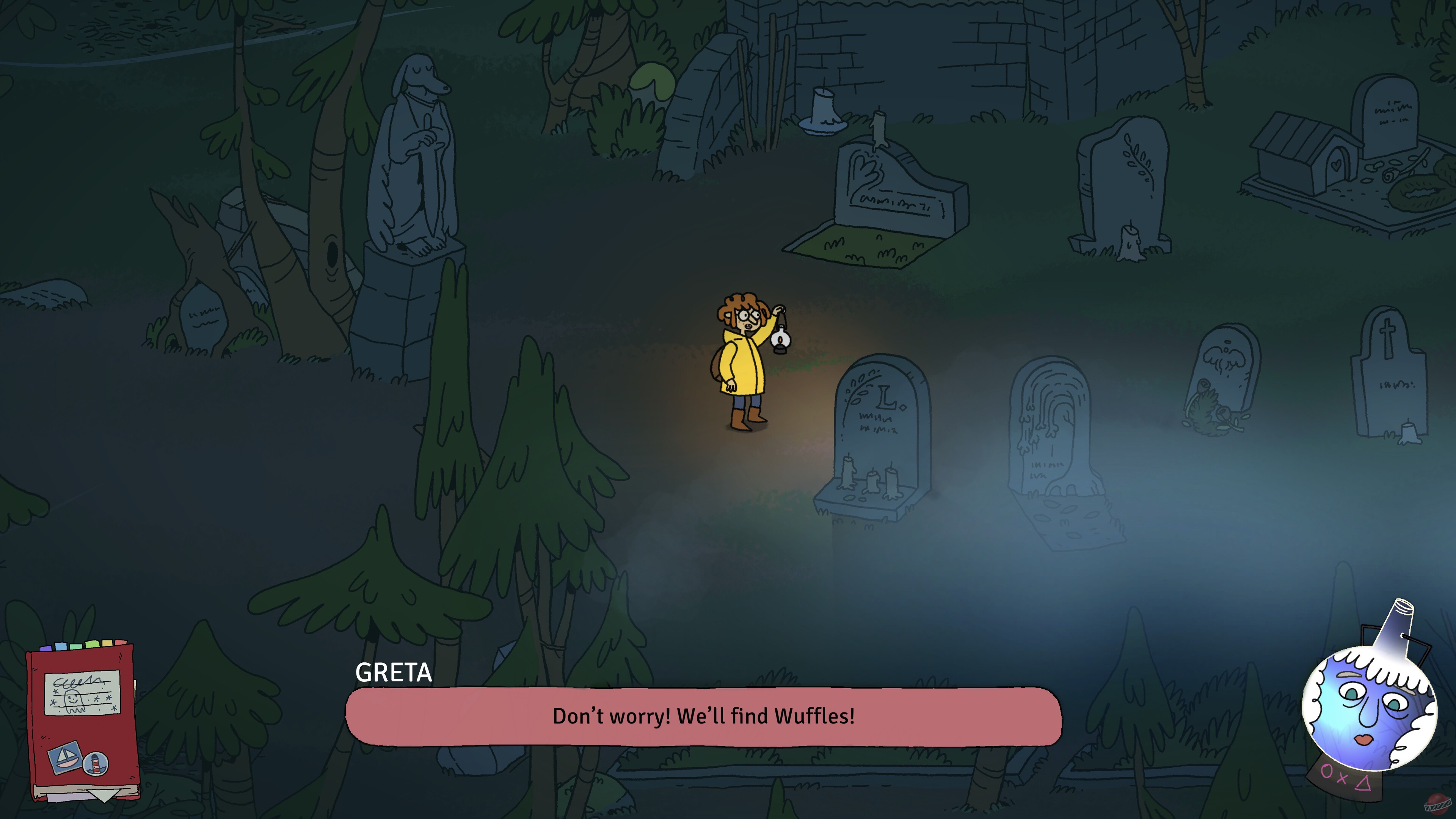 Скриншот из игры Greta Sees Ghosts - 3