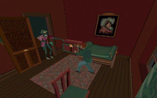 Скриншот из игры Alone in the Dark (1992) - 9