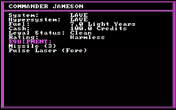 Скриншот из игры Elite - 42