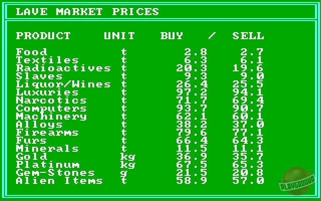 Скриншот из игры Elite - 11