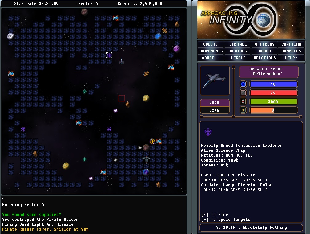 Скриншот из игры Approaching Infinity - 8