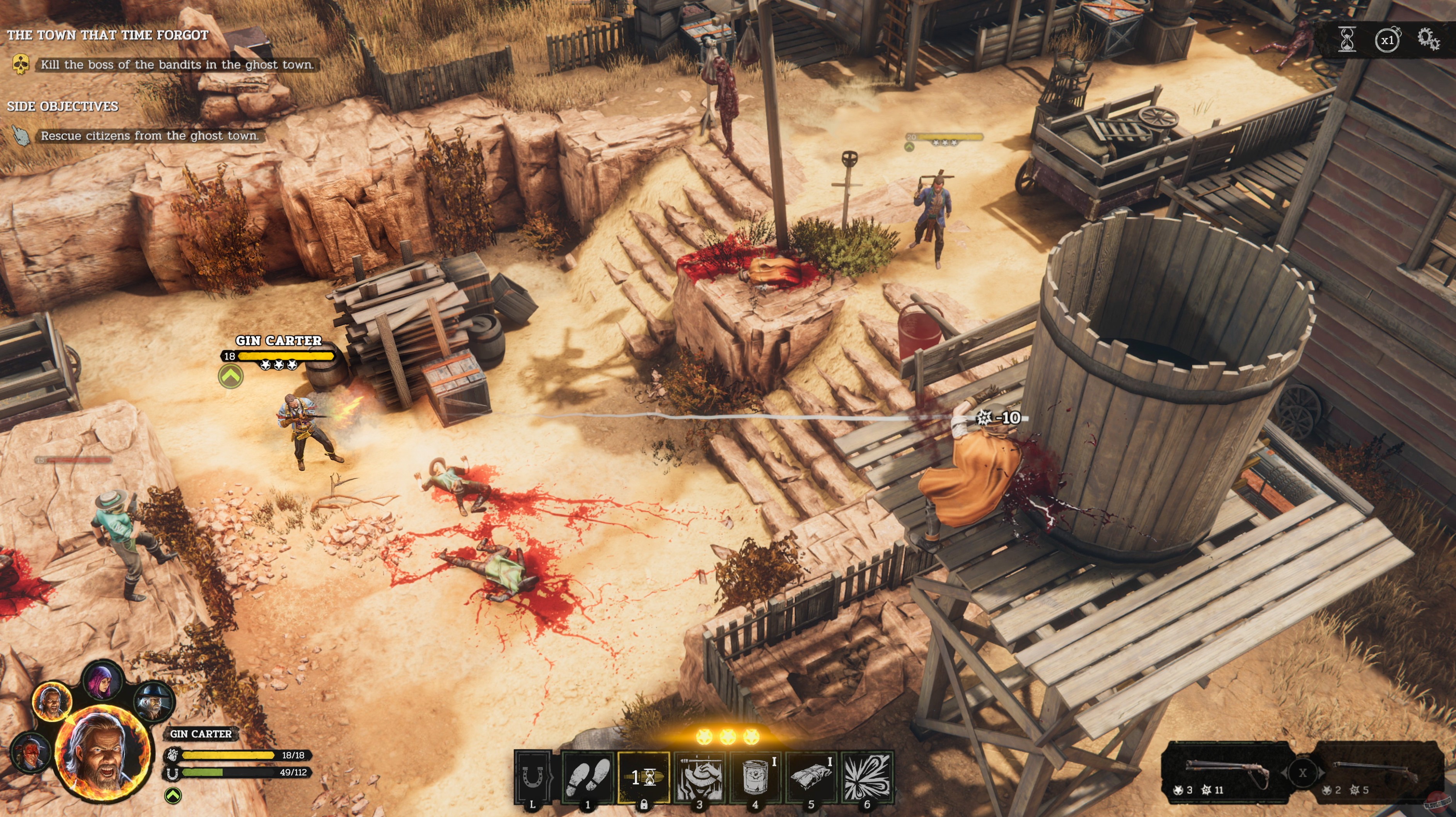 Скриншот из игры Hard West 2 - 1