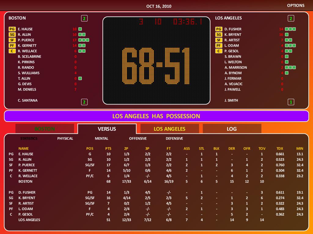 Скриншот из игры World Basketball Manager 2010 - 10