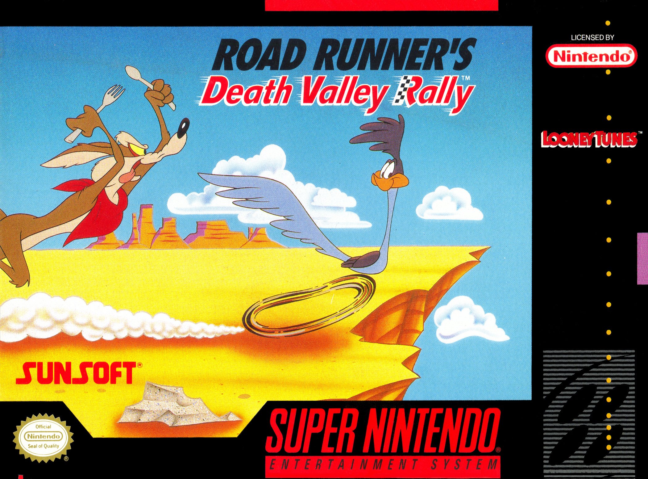 Обложка игры Road Runner's Death Valley Rally