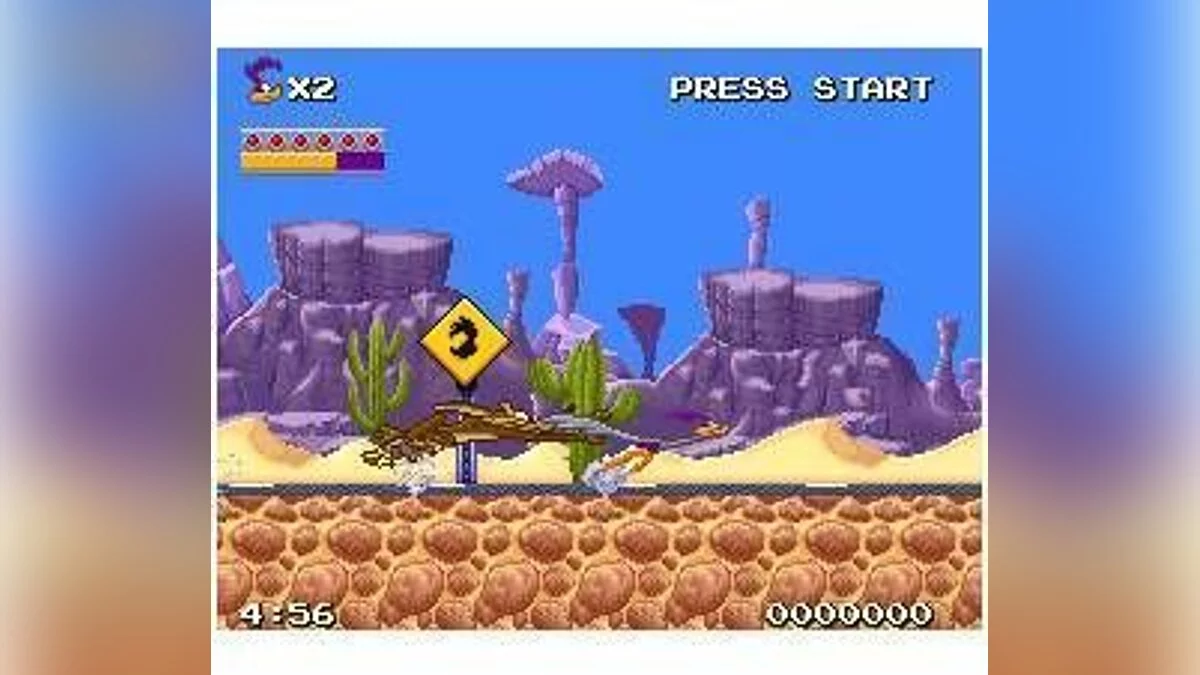 Скриншот из игры Road Runner's Death Valley Rally - 1