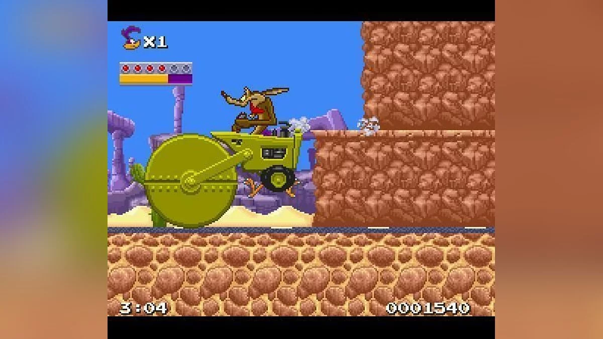 Скриншот из игры Road Runner's Death Valley Rally - 3