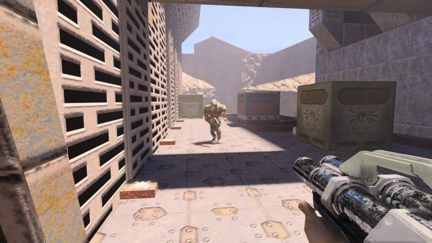 Скриншот из игры Quake 2 RTX - 1