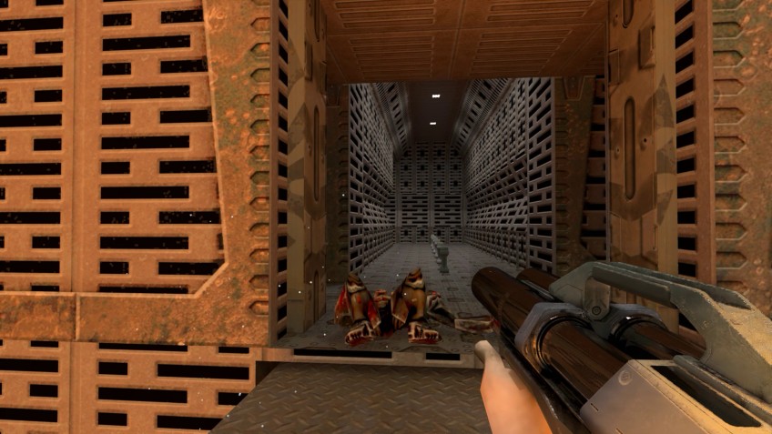 Скриншот из игры Quake 2 RTX - 3