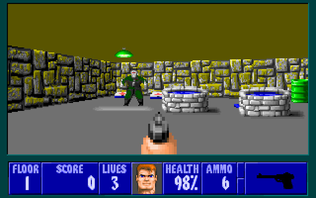 Скриншот из игры Wolfenstein 3D - 55