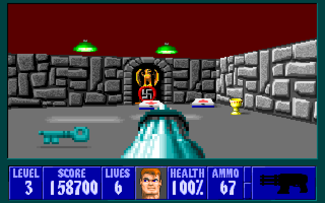 Скриншот из игры Wolfenstein 3D - 49