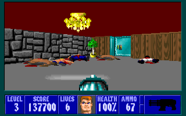 Скриншот из игры Wolfenstein 3D - 44