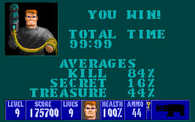 Скриншот из игры Wolfenstein 3D - 35