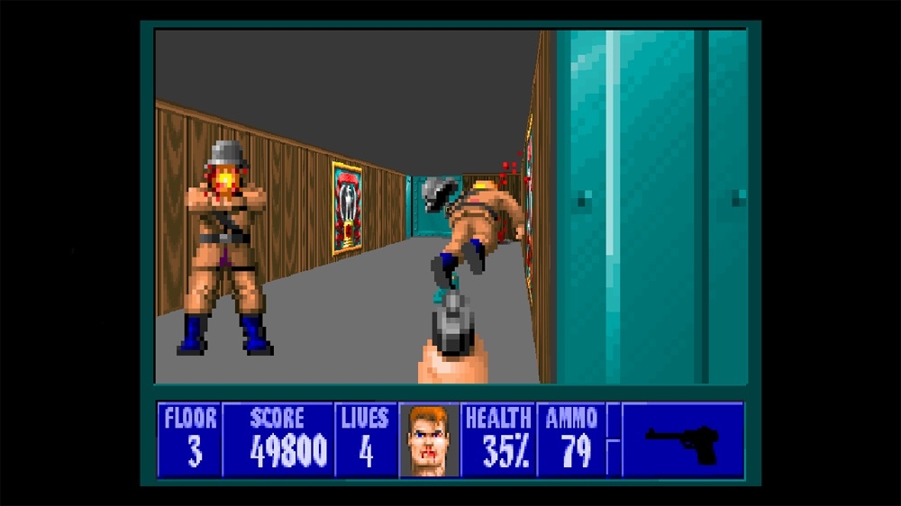 Скриншот из игры Wolfenstein 3D - 24