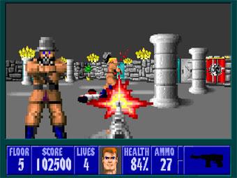 Скриншот из игры Wolfenstein 3D - 25