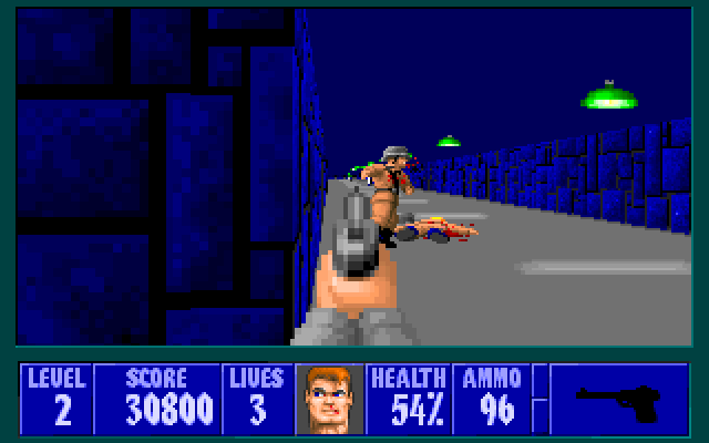 Скриншот из игры Wolfenstein 3D - 62