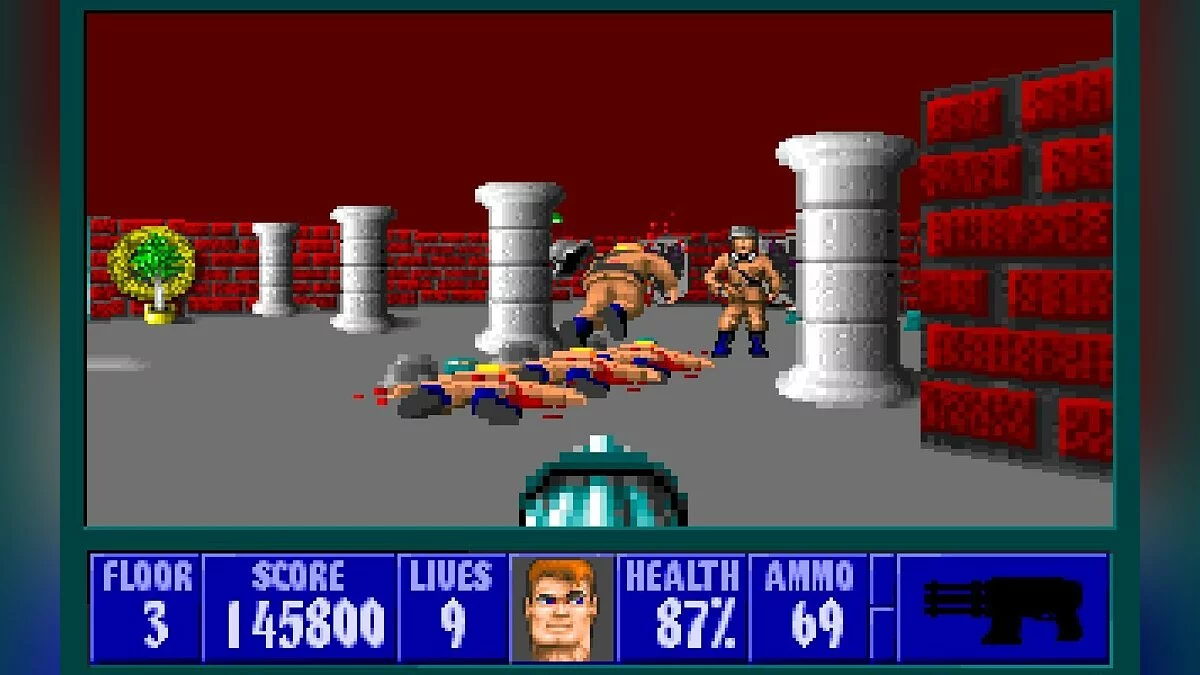 Скриншот из игры Wolfenstein 3D - 39