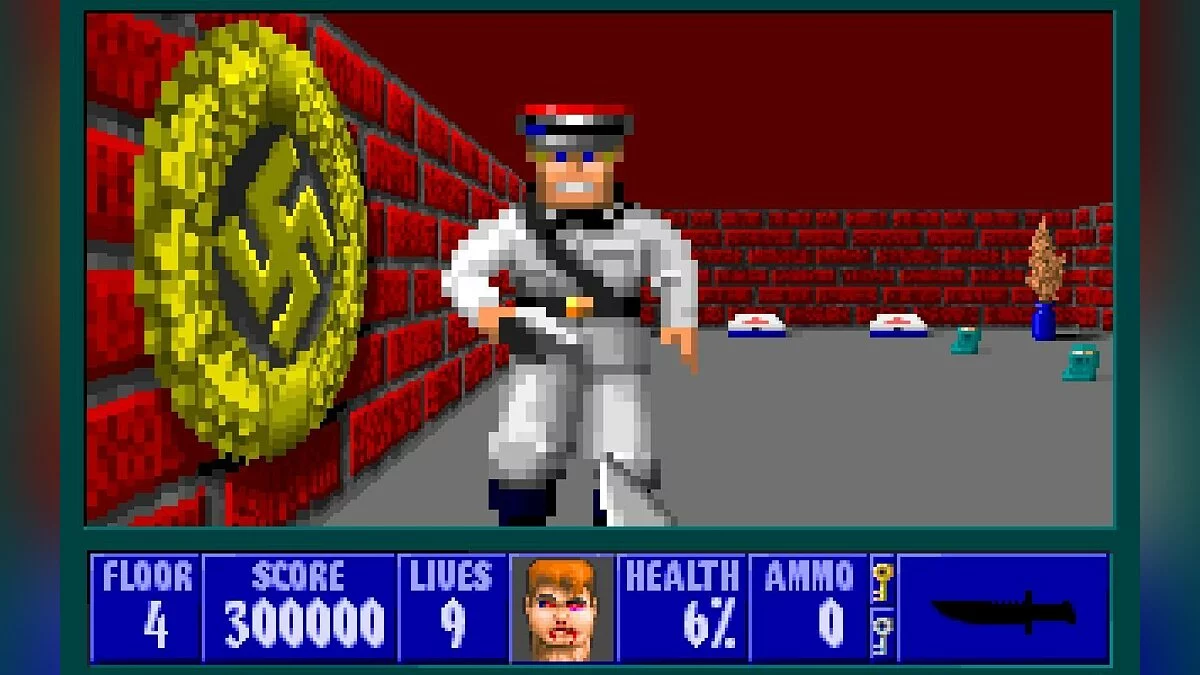 Скриншот из игры Wolfenstein 3D - 31