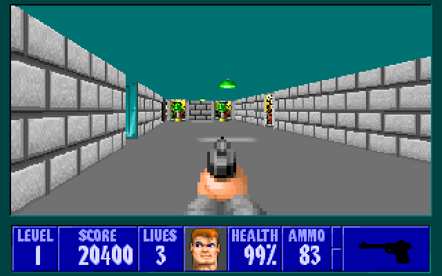 Скриншот из игры Wolfenstein 3D - 10