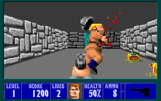 Скриншот из игры Wolfenstein 3D - 21