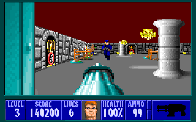 Скриншот из игры Wolfenstein 3D - 59