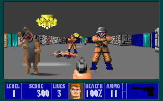 Скриншот из игры Wolfenstein 3D - 45