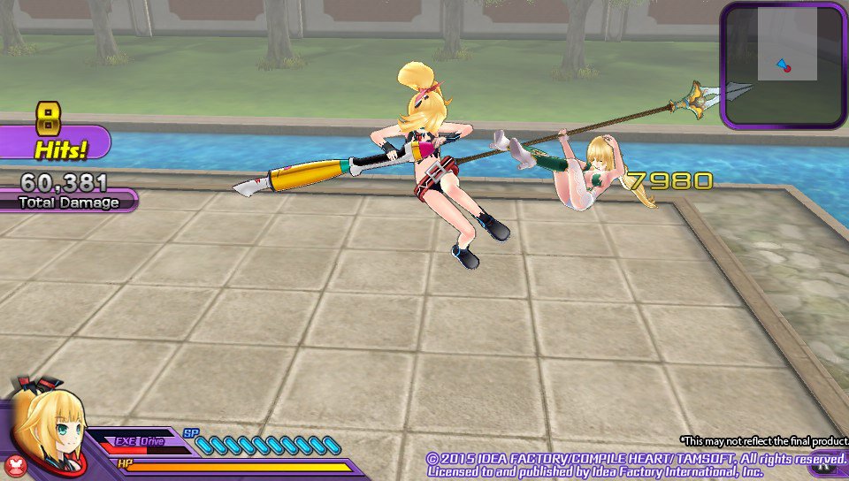 Скриншот из игры Hyperdimension Neptunia U: Action Unleashed - 1