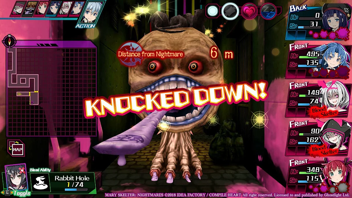 Скриншот из игры Mary Skelter: Nightmares - 34