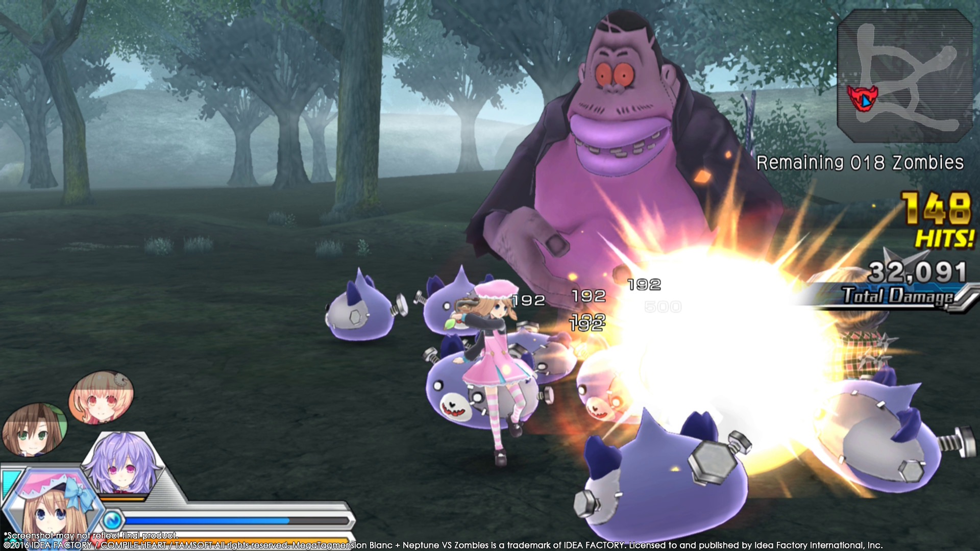 Скриншот из игры MegaTagmension Blanc + Neptune VS Zombies - 22