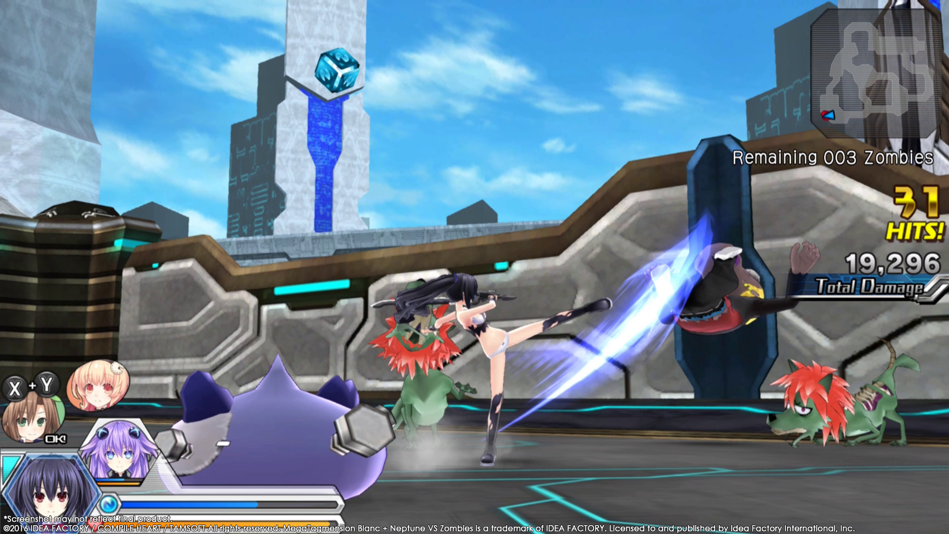 Скриншот из игры MegaTagmension Blanc + Neptune VS Zombies - 46